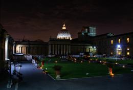 Behind St. Peter square